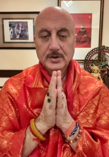 Anupam Kher fulfils his long-standing spiritual wish with Hanuman Chalisa rendition